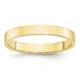 thumbnail image 1 of 10K Yellow Gold 3mm Light Weight Flat Band Ring Size 8.5, 1 of 7