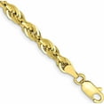 thumbnail image 1 of 10K Yellow Gold 4.25mm Semi-Solid Rope Chain (8 X 4.25) Made In Peru 10bc168-8, 1 of 4