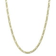 thumbnail image 1 of 10K Yellow Gold 4.5mm Light Concave Figaro Chain, 1 of 6
