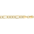 thumbnail image 1 of 10K Yellow Gold 4.7mm Lite Figaro Chain with Lobster Lock, 1 of 4