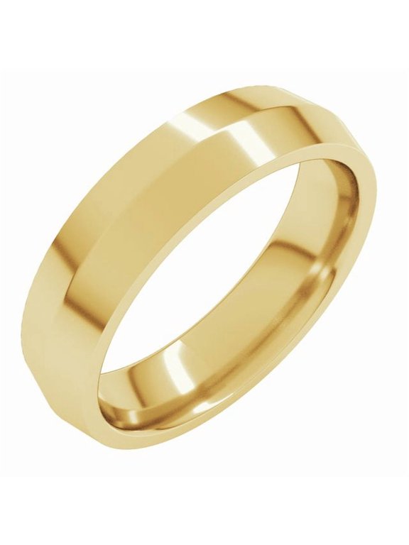 10K Yellow Gold 4 mm Comfort-Fit Knife Band Size 9 - Solid Gold Fine Jewelry | Jewelry by Sweet Pea
