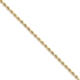 thumbnail image 1 of 10K Yellow Gold 4mm Diamond Cut Quadruple Rope Chain, 1 of 5