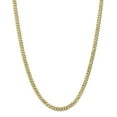 thumbnail image 1 of 10K Yellow Gold 5.75mm Flat Beveled Curb Chain 24 Inch, 1 of 6