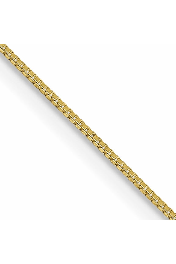 10K Yellow Gold .5mm Box Chain (22 X 0.5) Made In South Africa 10kpe1-22