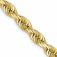 thumbnail image 1 of Jewelry by Sweet Pea 10K Yellow Gold 5.0mm Diamond-Cut Quadruple Rope Chain, 1 of 5