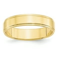 thumbnail image 1 of 10K Yellow Gold 5mm Flat with Step Edge Band Ring Size 10, 1 of 7
