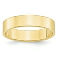 thumbnail image 1 of 10K Yellow Gold 5mm Light Weight Flat Band Ring Size 6.5, 1 of 7