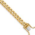 thumbnail image 1 of 10K Yellow Gold 6.8Mm Hand-Polished Flat Beveled Curb Link Bracelet (Width 6.8) (Length 8) - Jbsp, 1 of 5