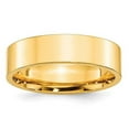 thumbnail image 1 of 10K Yellow Gold 6 mm Standard Flat Comfort Fit Band, Size 11, 1 of 1