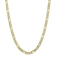 thumbnail image 1 of 10K Yellow Gold 6mm Light Concave Figaro Chain, 1 of 6