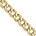 thumbnail image 1 of 10K Yellow Gold 7 mm Semi-Solid Curb 24 in. Link Chain, 1 of 1