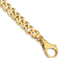 thumbnail image 1 of 10K Yellow Gold 8Mm Hand-Polished Fancy Link Bracelet (Width 8) (Length 8) - Jbsp, 1 of 5