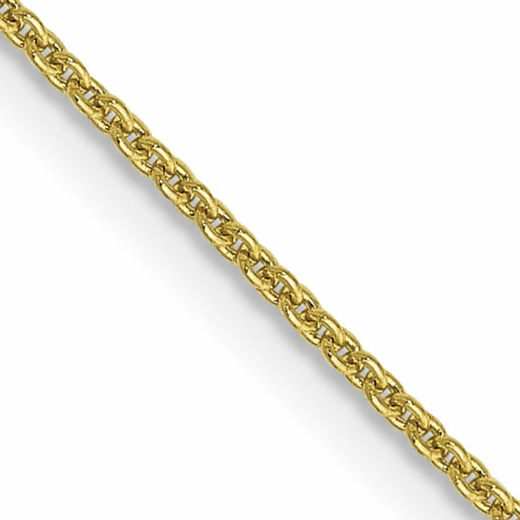 10K Yellow Gold .9mm Cable Chain (20 X 0.9) Made In South Africa 10pe190-20