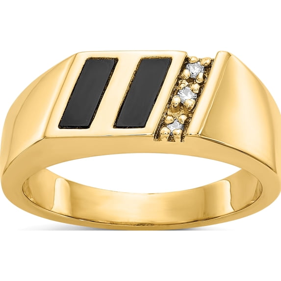 10K Yellow Gold Aa Dia Ringsize 10 (Width 3 To 9) - Jbsp
