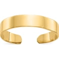 thumbnail image 1 of 10K Yellow Gold Adjustable Polished Band Toe Ring (Width 3) - Jbsp, 1 of 5