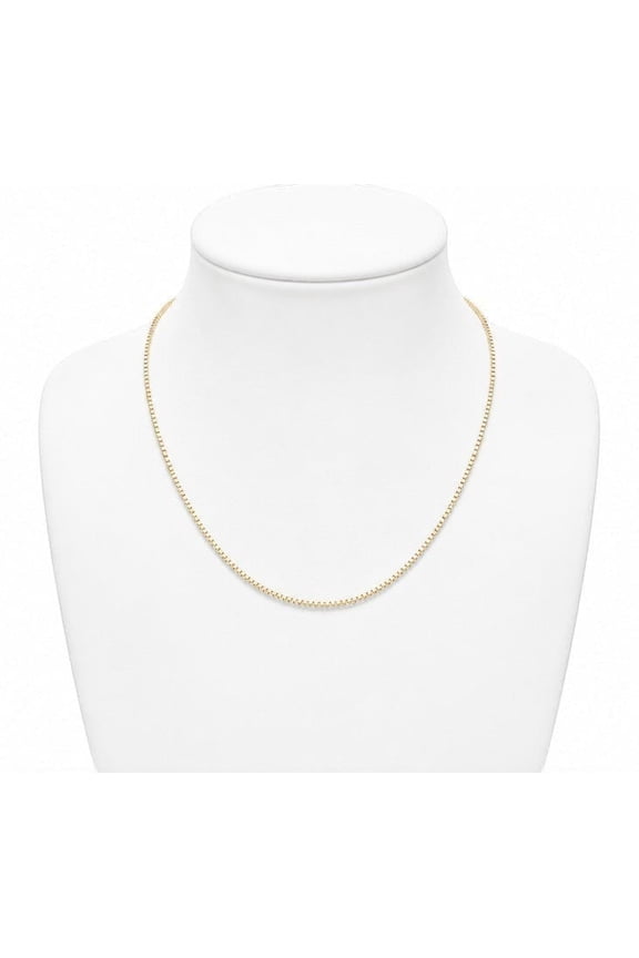 10K Yellow Gold Box Chain (20", 1mm, 1.6g)