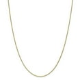 thumbnail image 1 of 10K Yellow Gold Cable chain 18 in 1 mm 1mm, 1 of 5