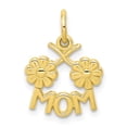 thumbnail image 1 of 10K Yellow Gold Charm Pendant Themed 17 mm 11 Mom, 1 of 3