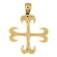 thumbnail image 1 of 10K Yellow Gold Cross Pendant - 33 mm, 1 of 3
