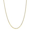 thumbnail image 1 of 10K Yellow Gold Curb chain 24 in 2.2 mm 2.2mm Flat Beveled, 1 of 5