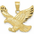 thumbnail image 1 of 10K Yellow Gold Diamond-Cut Eagle Pendant (18 X 20) Made In United States 10k6000, 1 of 5