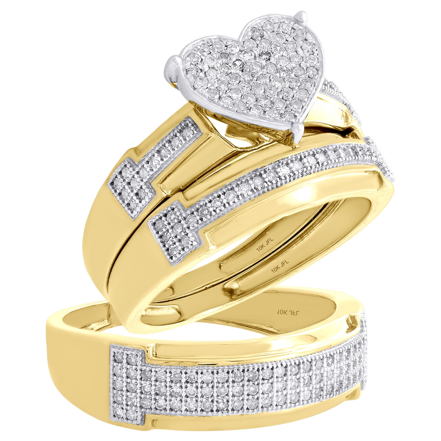 Beverly Wedding Ring Set 10646: buy online in NYC. Best price at TRAXNYC.
