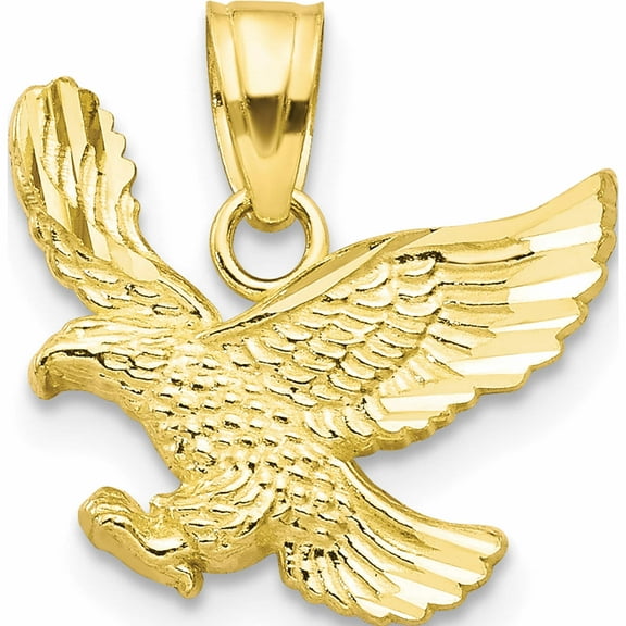 10K Yellow Gold Eagle Charm (15 X 15) Made In United States 10c1009