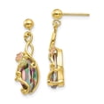 thumbnail image 1 of 10K Yellow Gold Earring Drop & Dangle Women'S Mystic Fire Topaz Multi-Color 22 mm 7, 1 of 3