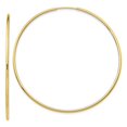 thumbnail image 1 of 10K Yellow Gold Earring Endless Women'S 54 mm Polished Tube Hoop Earrings, 1 of 3