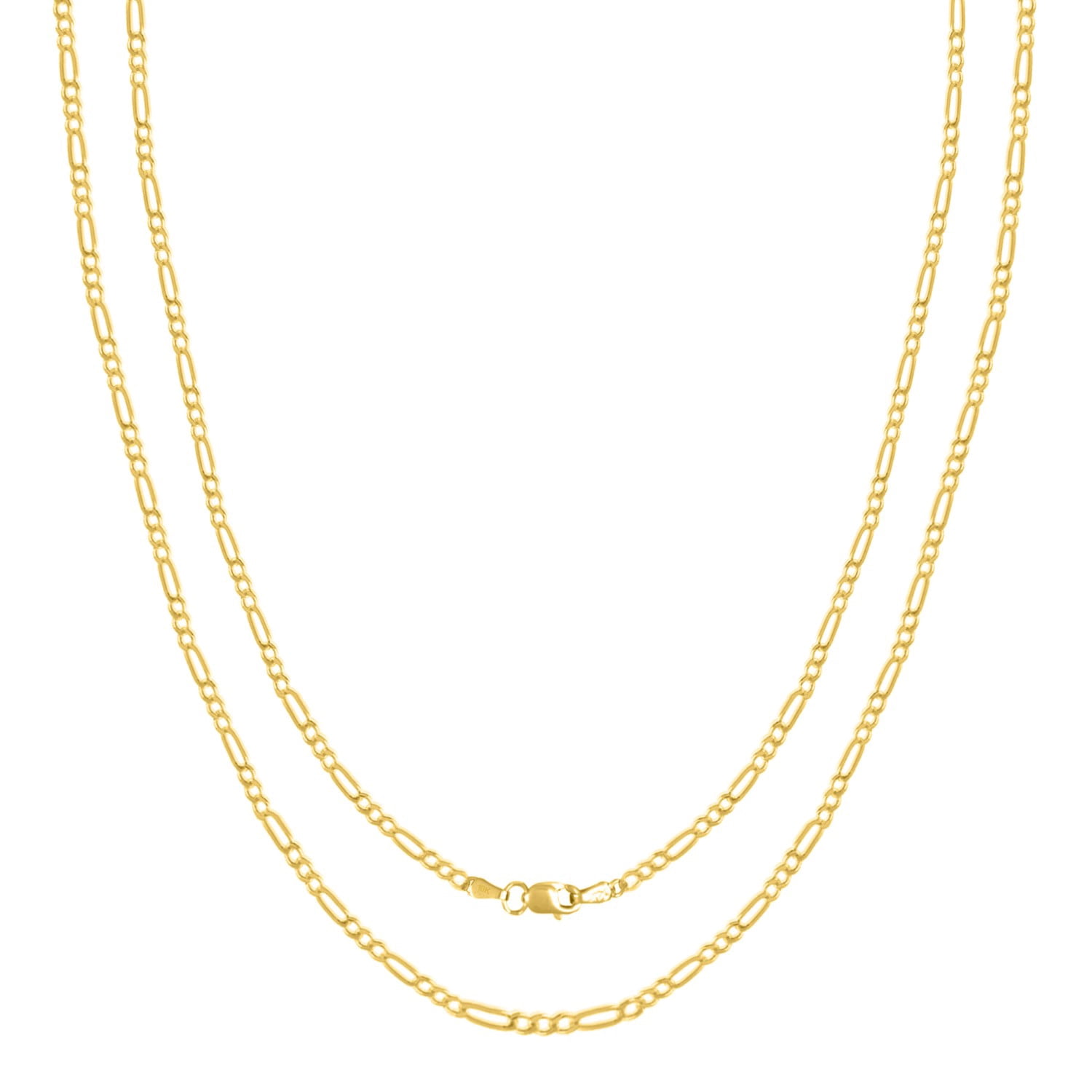 10K-Yellow-Gold-Figaro-Chain-