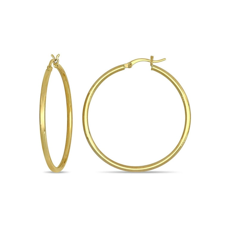 Walmart gold 2024 earrings hoops