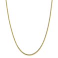 thumbnail image 1 of 10K Yellow Gold Franco chain 20 in 2 mm 2.0mm, 1 of 5