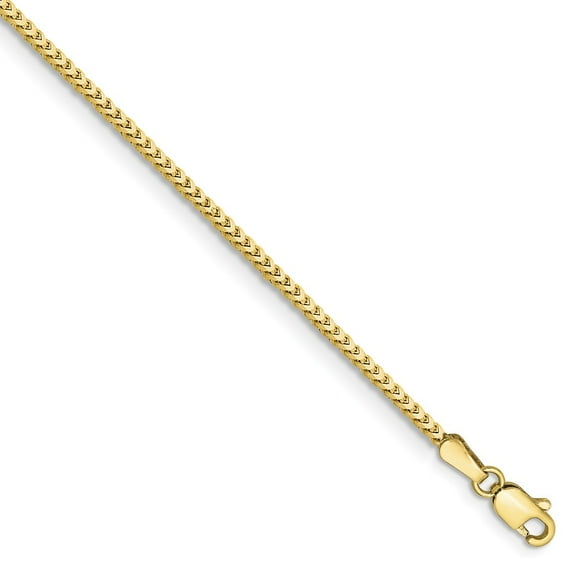 10K Yellow Gold Franco chain 8 in 1.5 mm 1.5mm