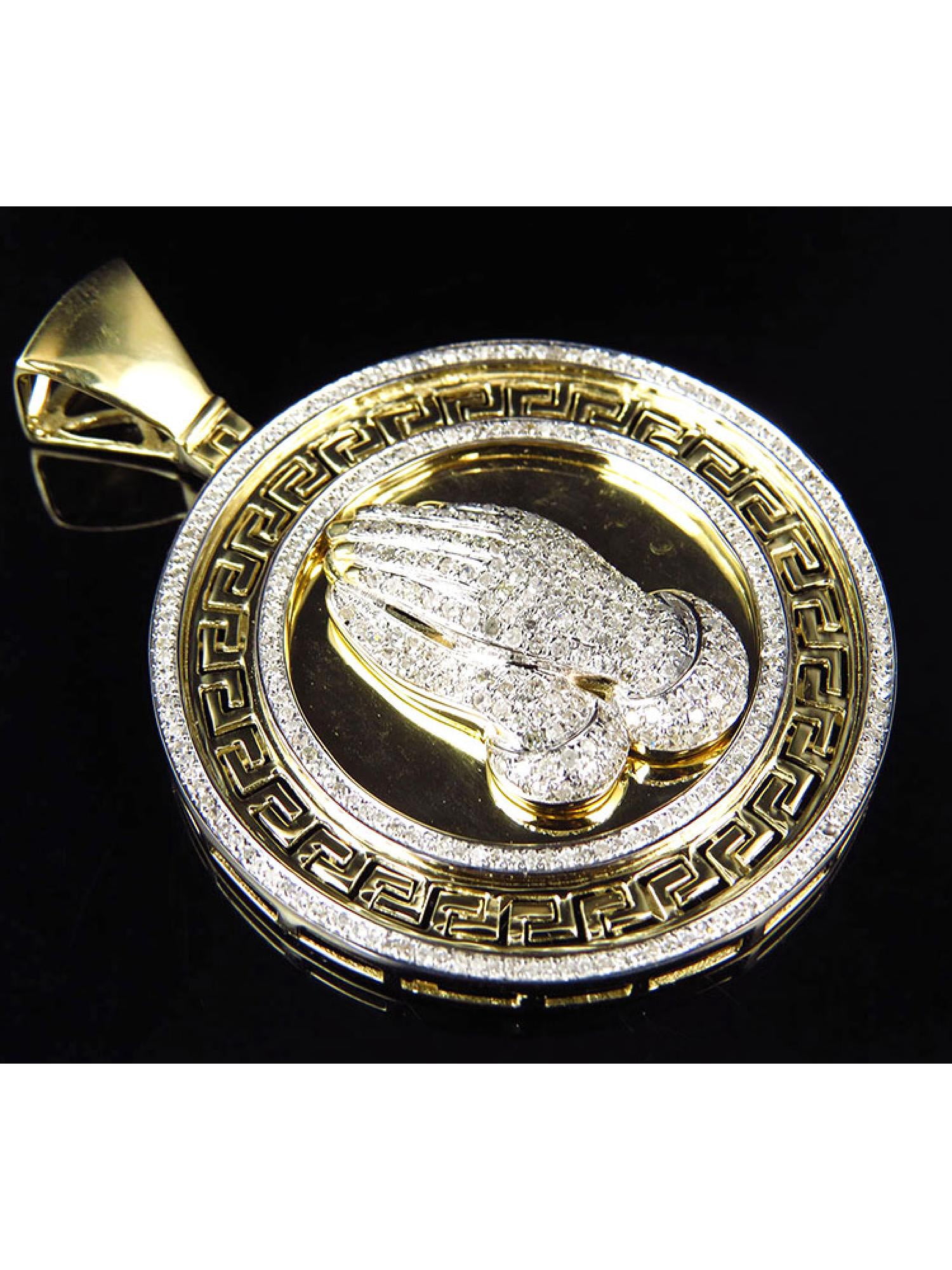 Gold Prayer Hands Pendant
