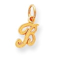 thumbnail image 1 of 10K Yellow Gold Initial B Charm Letter Jewelry, 1 of 2