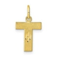 thumbnail image 1 of 10K Yellow Gold Initial T Charm, 1 of 1
