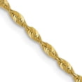 thumbnail image 1 of 10K Yellow Gold Jbsp's 1.5mm Diamond-Cut Lightweight Rope Chain (24 X 1.5) Made In Peru 8064-24, 1 of 5