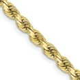 thumbnail image 1 of 10K Yellow Gold Jbsp's 3.75mm Diamond-Cut Rope Chain (26 X 3.75) Made In Peru 5283-26, 1 of 5