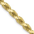 thumbnail image 1 of 10K Yellow Gold Jbsp's 4mm Diamond-Cut Rope Chain (24 X 4) Made In Peru 5266-24, 1 of 5