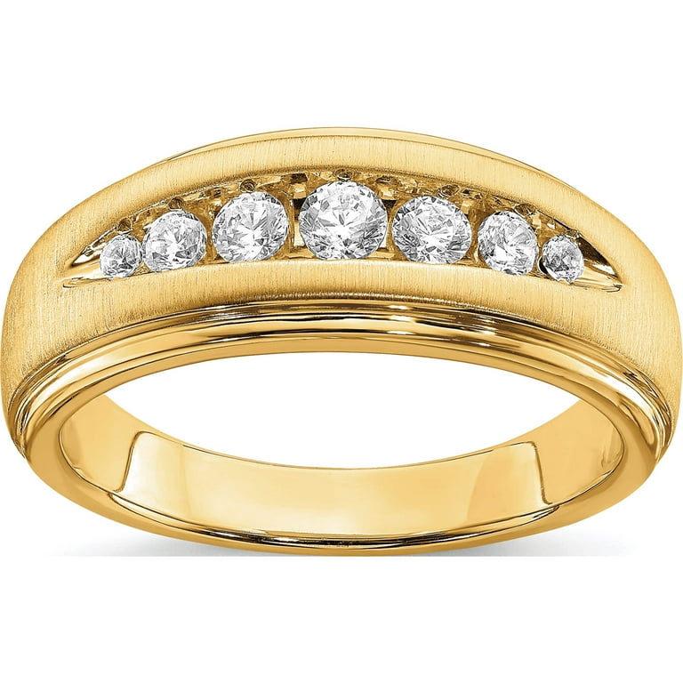 10K Lab Grown Diamond, SI1/SI2, G H I, Men's Ring 10K Lab Grown Diamond, SI1/SI2, G H I, Men's Ring