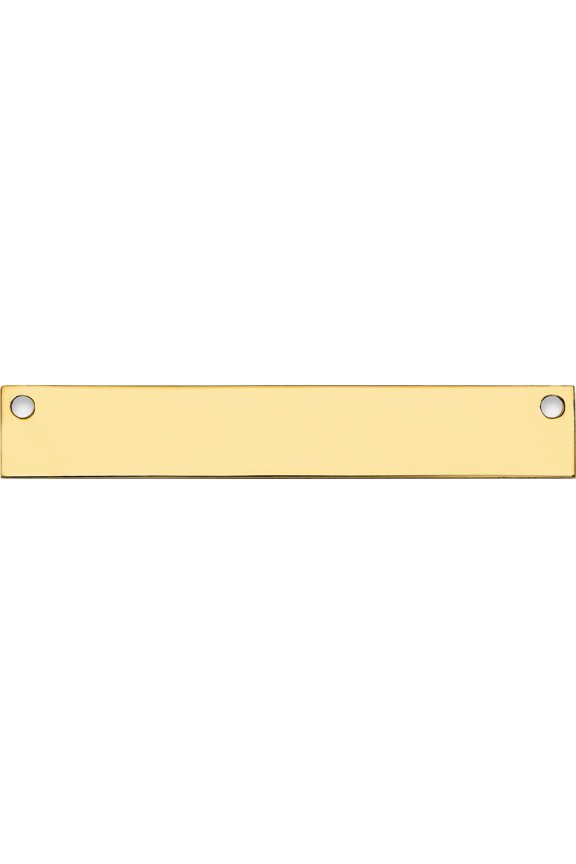 10K Yellow Gold Medium Blank Bar