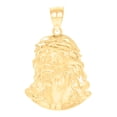 thumbnail image 1 of 10K Yellow Gold Mens Jesus Religious Charm Pendant, 1 of 1