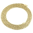 thumbnail image 1 of 10K Yellow Gold Mens or Ladies Hollow Rope Chain Necklace 2mm 30 Inches, 1 of 4