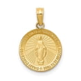 thumbnail image 1 of 10K Yellow Gold Miraculous Medal Pendant, 1 of 1