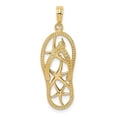 thumbnail image 1 of 10K Yellow Gold Multi Starfish Flip-Flop Charm, 1 of 1