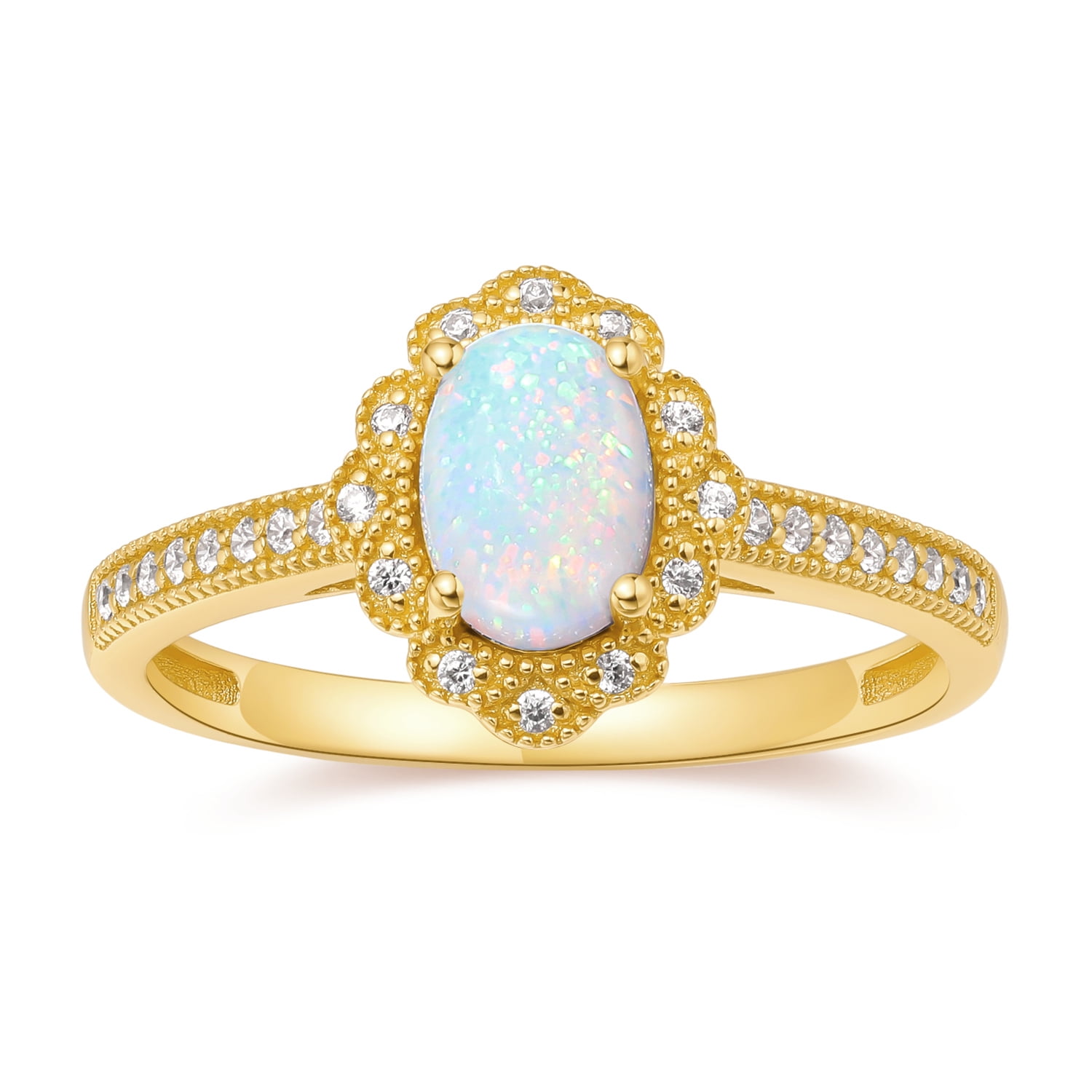 Opal engagement rings walmart best sale