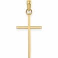 thumbnail image 1 of 10K Yellow Gold Polished Cross Pendant (26.5 X 11) Made In United States 10k8404, 1 of 5