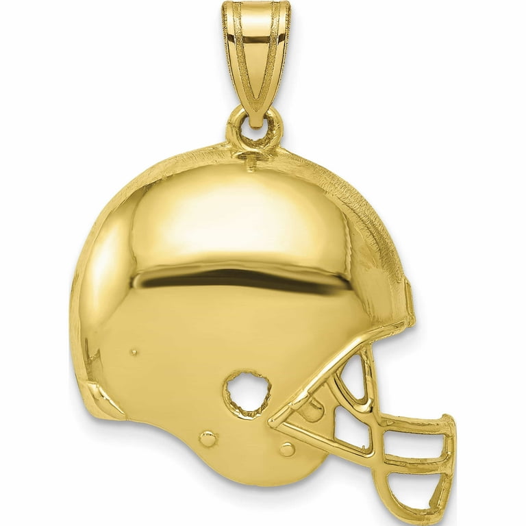 Gold football shop pendants
