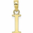 thumbnail image 1 of 10K Yellow Gold Polished I Block Initial Charm (8.85 X 4.35) Made In United States 10k6423i, 1 of 5