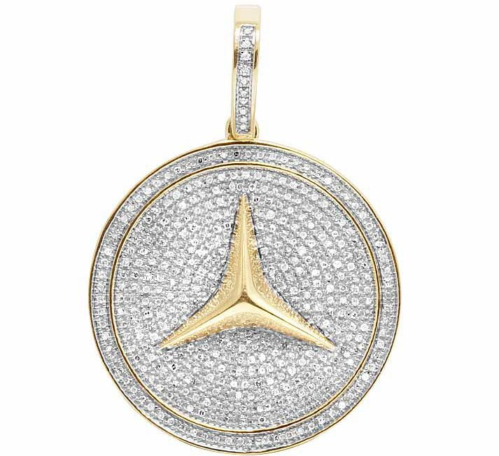 Mercedes diamond pendant Clearance